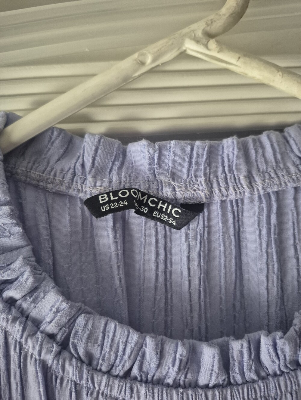 BloomChic Lavender Ruche Maxi Dress - Picture 2 of 2